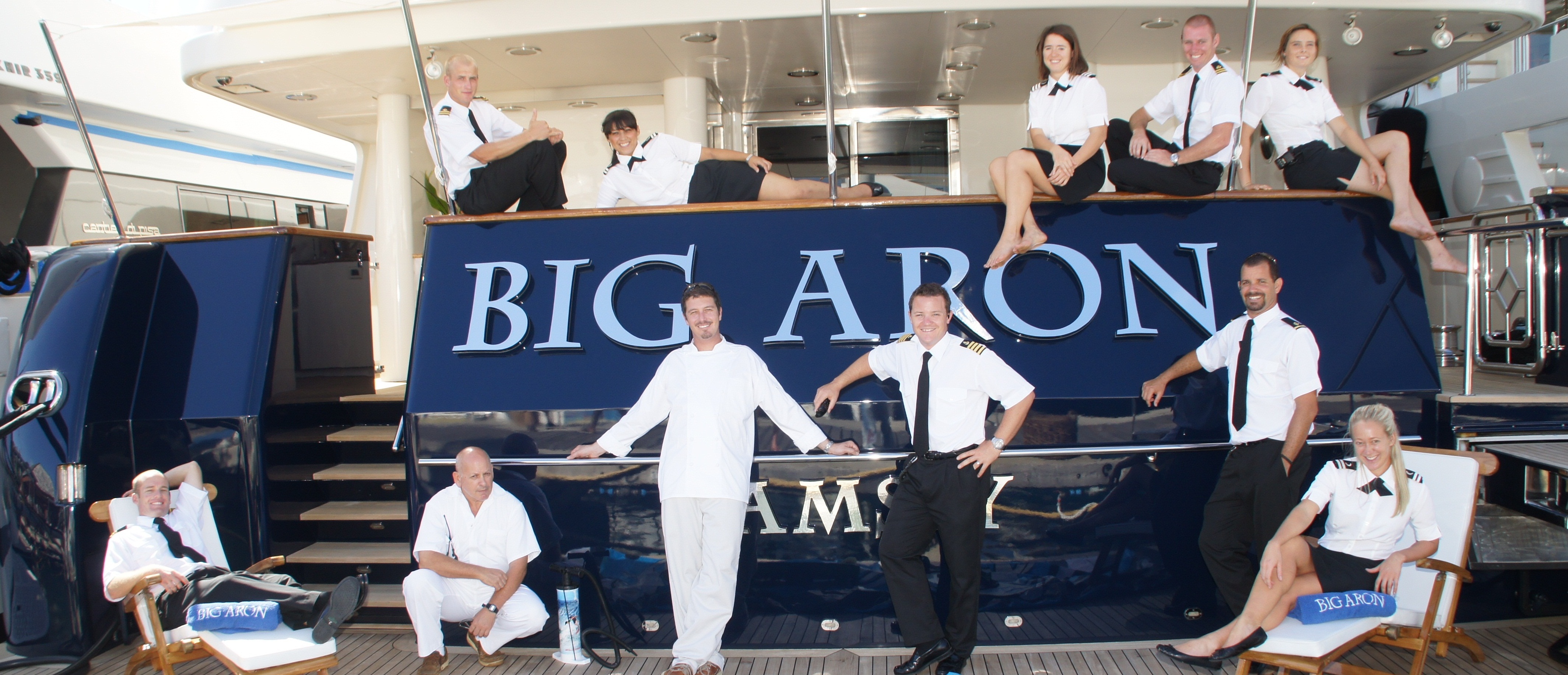 Motoryacht Big Aron Crew
