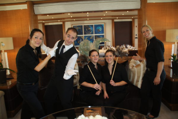 Interior Yacht Crew on Motoryacht "Cloud 9" 