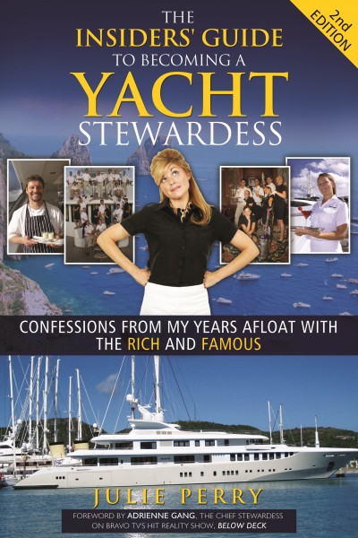 "The Insiders' Guide to Becoming a Yacht Stewardess" - 2nd Edition Book Cover