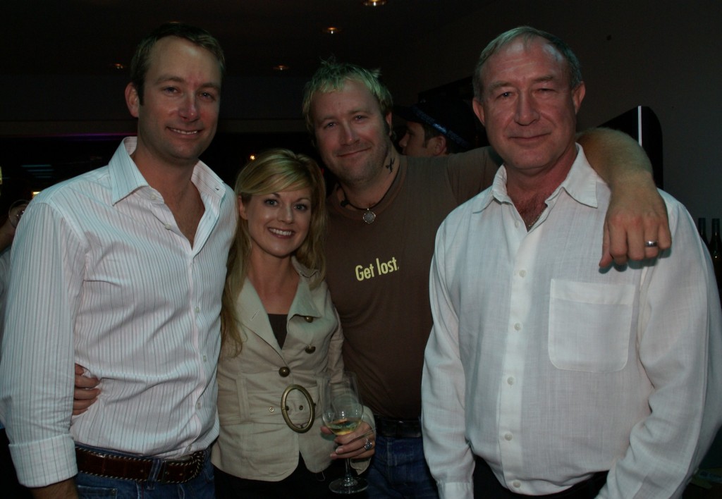 Julie Perry and Captains Carl Sputh, Ryan Sputh, and Ted Sputh 2006