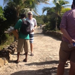 Richard Branson on Necker Island