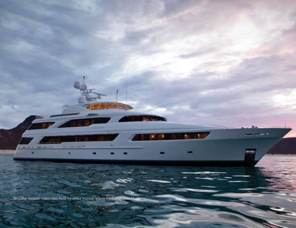 "Miss" July - M/Y Arianna - from the MegaYacht News Spectacular Superyachts 2014